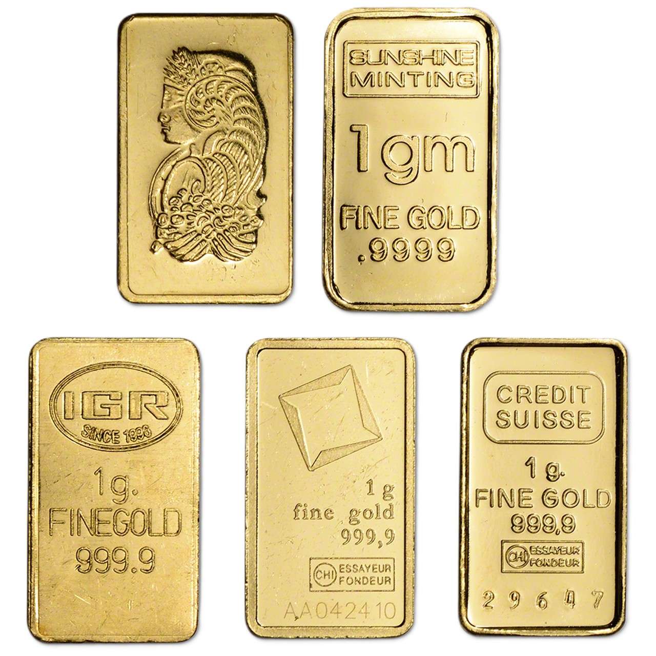 1 Gram Gold Bar (Type Varies)